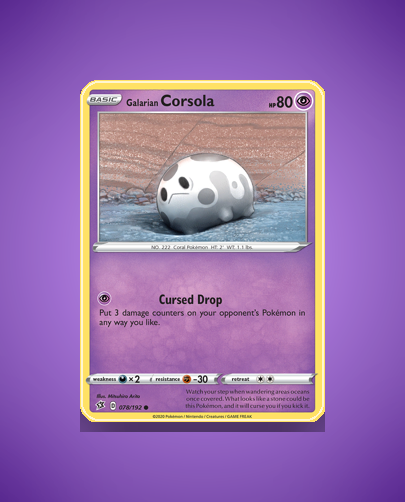 Collector’s Guide: Galarian Corsola (Rebel Clash #78)