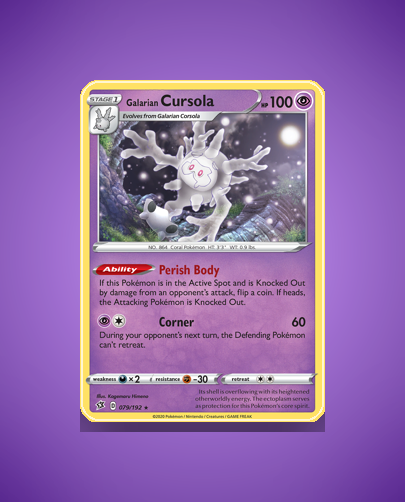 Collector’s Guide: Galarian Cursola (Rebel Clash #79)