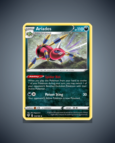 Collector’s Guide: Ariados (Darkness Ablaze #103)