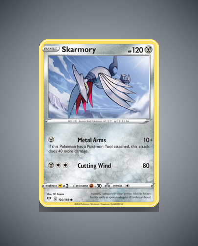 Collector’s Guide: Skarmory (Darkness Ablaze #120)