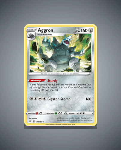 Collector’s Guide: Aggron (Darkness Ablaze #123)