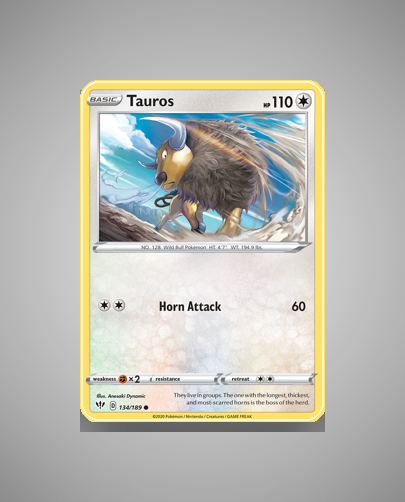 Collector’s Guide: Tauros (Darkness Ablaze #134)