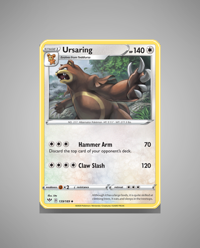 Collector’s Guide: Ursaring (Darkness Ablaze #139)