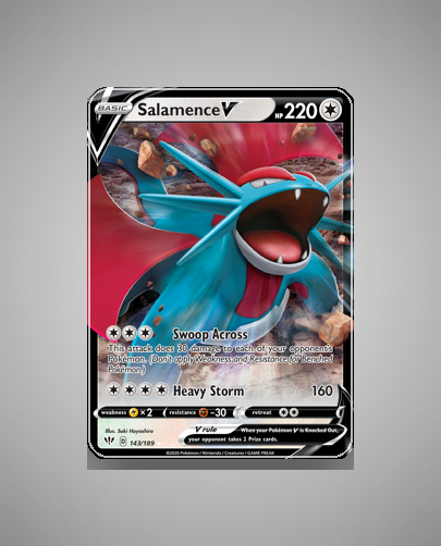 Collector’s Guide: Salamence V (Darkness Ablaze #143)