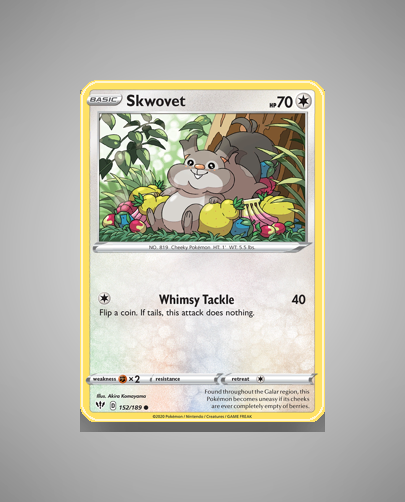 Collector’s Guide: Skwovet (Darkness Ablaze #152)