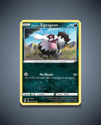 Collector’s Guide: Galarian Zigzagoon (Champion s Path #35)