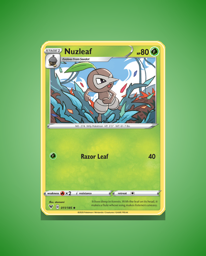 Collector’s Guide: Nuzleaf (Vivid Voltage #11)