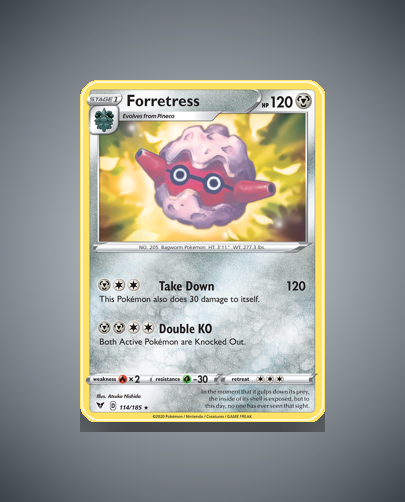 Collector’s Guide: Forretress (Vivid Voltage #114)