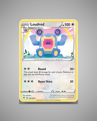Collector’s Guide: Loudred (Vivid Voltage #136)