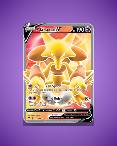 Collector’s Guide: Alakazam V (Vivid Voltage #172)
