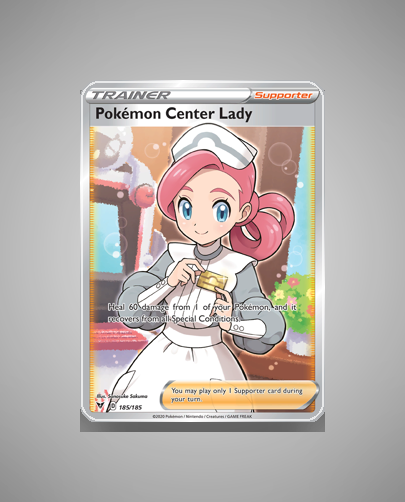 Collector’s Guide: Pokémon Center Lady (Vivid Voltage #185)