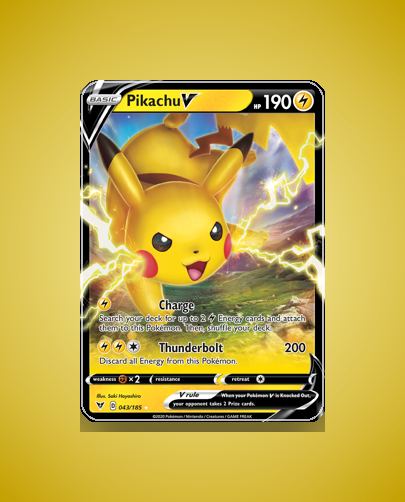 Collector’s Guide: Pikachu V (Vivid Voltage #43)