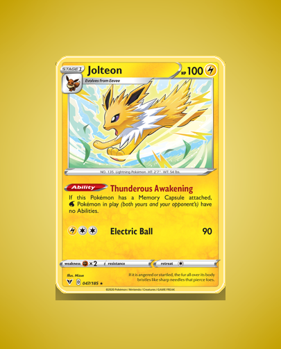 Collector’s Guide: Jolteon (Vivid Voltage #47)