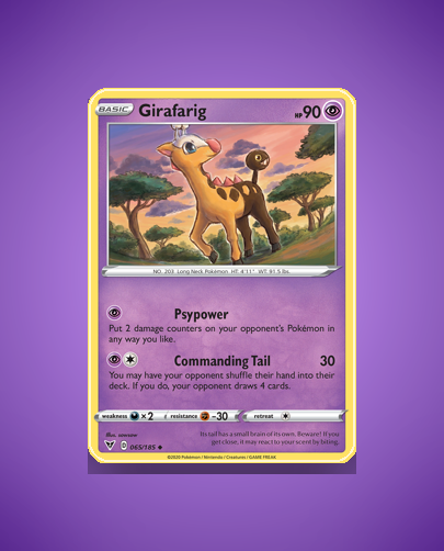 Collector’s Guide: Girafarig (Vivid Voltage #65)