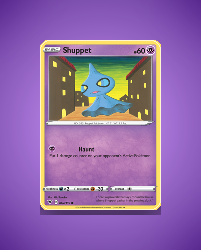Collector’s Guide: Shuppet (Vivid Voltage #67)