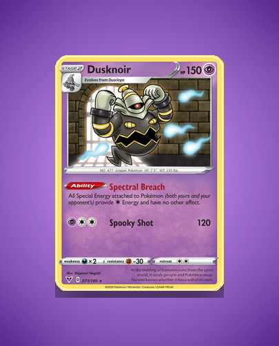 Collector’s Guide: Dusknoir (Vivid Voltage #71)