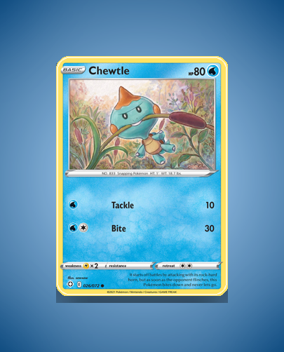 Collector’s Guide: Chewtle (Shining Fates #26)
