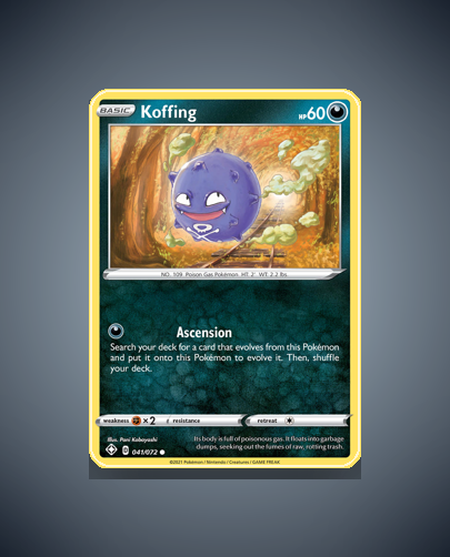 Collector’s Guide: Koffing (Shining Fates #41)