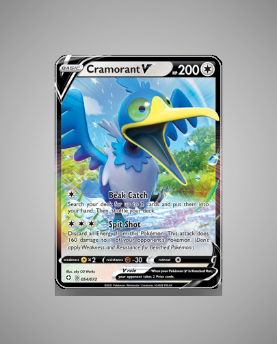 Collector’s Guide: Cramorant V (Shining Fates #54)