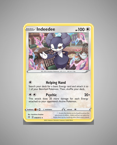 Collector’s Guide: Indeedee (Shining Fates #56)