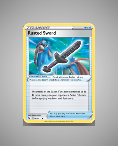 Collector’s Guide: Rusted Sword (Shining Fates #62)