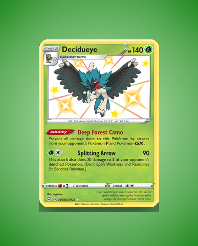 Collector’s Guide: Decidueye (Shining Fates Shiny Vault #SV003)