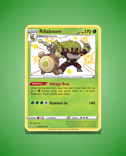 Collector’s Guide: Rillaboom (Shining Fates Shiny Vault #SV006)