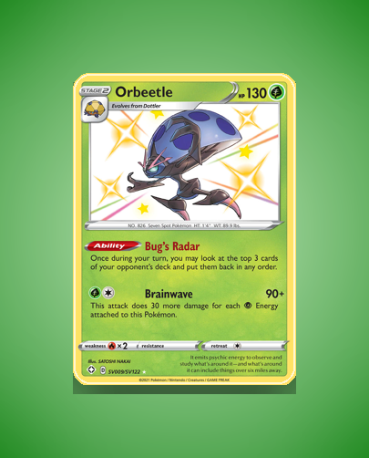Collector’s Guide: Orbeetle (Shining Fates Shiny Vault #SV009)