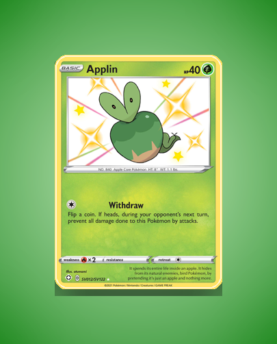 Collector’s Guide: Applin (Shining Fates Shiny Vault #SV012)