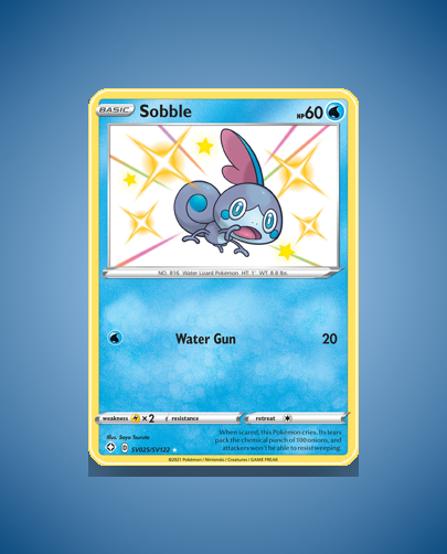 Collector’s Guide: Sobble (Shining Fates Shiny Vault #SV025)