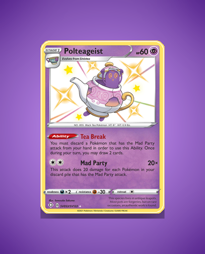 Collector’s Guide: Polteageist (Shining Fates Shiny Vault #SV053)