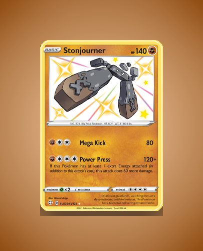 Collector’s Guide: Stonjourner (Shining Fates Shiny Vault #SV075)