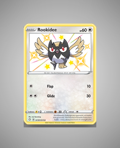 Collector’s Guide: Rookidee (Shining Fates Shiny Vault #SV101)