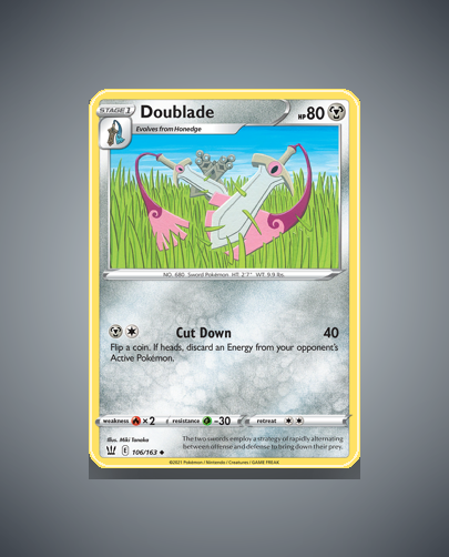 Collector’s Guide: Doublade (Battle Styles #106)