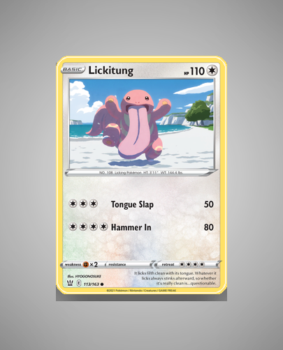 Collector’s Guide: Lickitung (Battle Styles #113)