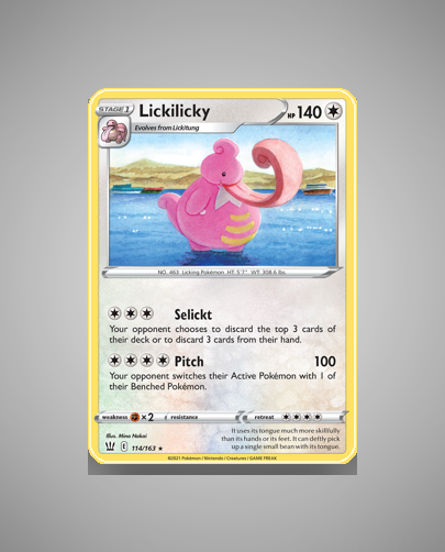 Collector’s Guide: Lickilicky (Battle Styles #114)