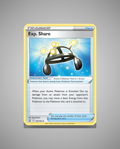 Collector’s Guide: Exp. Share (Battle Styles #126)