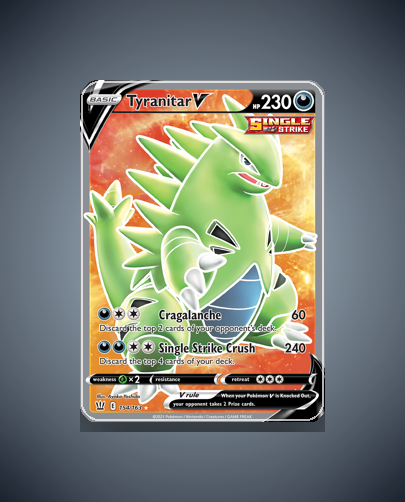 Collector’s Guide: Tyranitar V (Battle Styles #154)