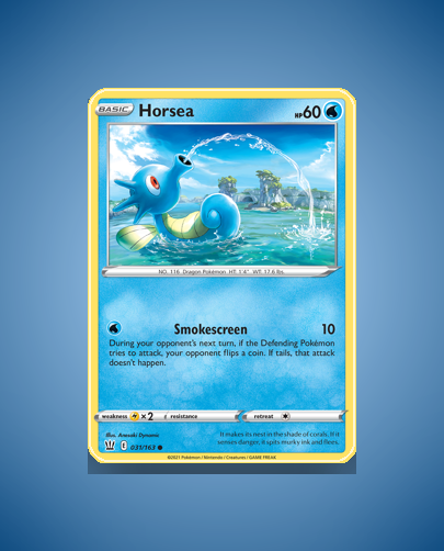 Collector’s Guide: Horsea (Battle Styles #31)