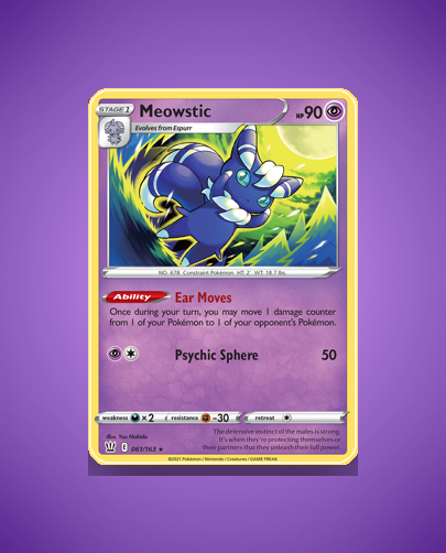 Collector’s Guide: Meowstic (Battle Styles #61)