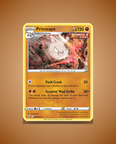 Collector’s Guide: Primeape (Battle Styles #67)