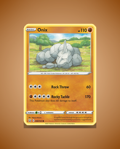 Collector’s Guide: Onix (Battle Styles #68)