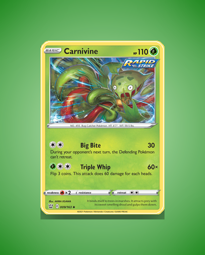 Collector’s Guide: Carnivine (Battle Styles #9)