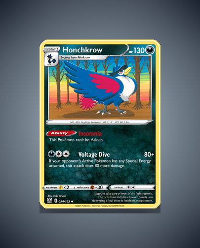 Collector’s Guide: Honchkrow (Battle Styles #94)