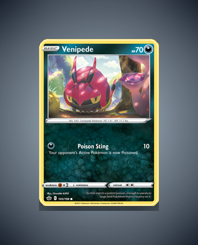 Collector’s Guide: Venipede (Chilling Reign #105)