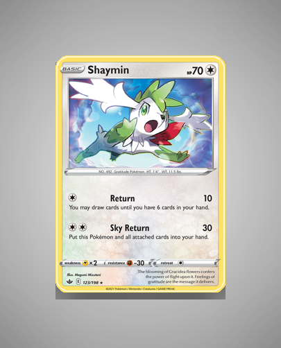 Collector’s Guide: Shaymin (Chilling Reign #123)