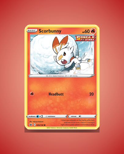 Collector’s Guide: Scorbunny (Chilling Reign #26)