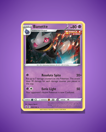 Collector’s Guide: Banette (Chilling Reign #63)