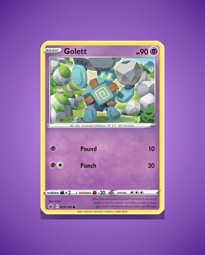 Collector’s Guide: Golett (Chilling Reign #65)