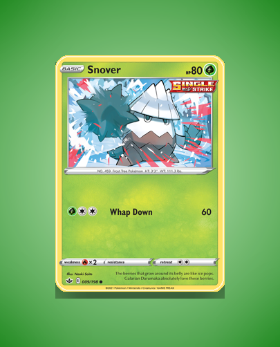 Collector’s Guide: Snover (Chilling Reign #9)